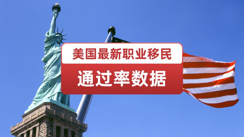 2026财年最新美国职业移民通过率数据